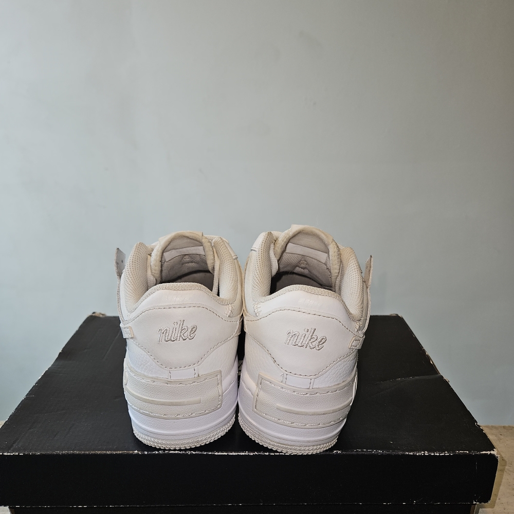 Nike White AF1 Shadow Sneakers - Picture 4 of 6